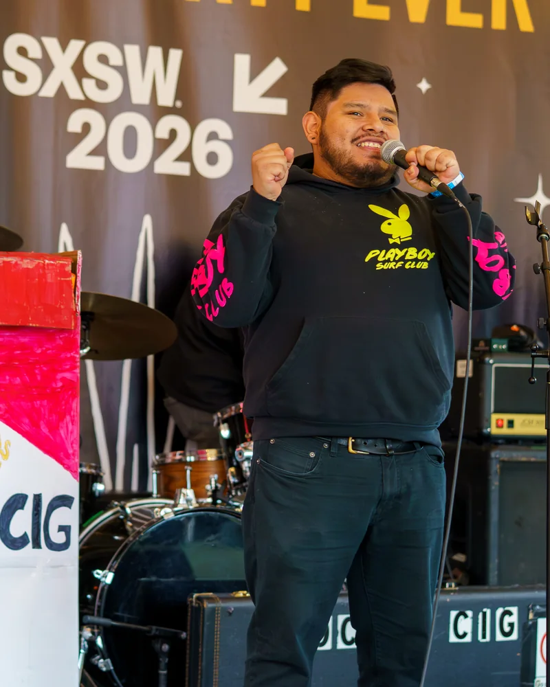 Ronnie Rohrbeck performing at SXSW 2026
